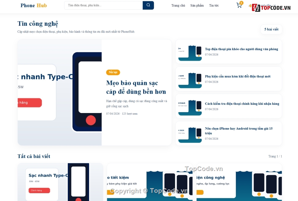 web bán điện thoại,web bán phụ kiện,web bán phụ kiện điện thoại